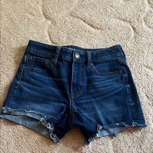 American Eagle Outfitters Dark Blue Jean Shorts